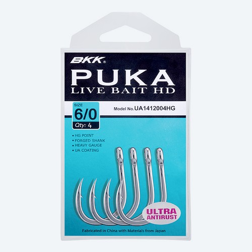 Bkk puka livebait hooks gr - bkk,